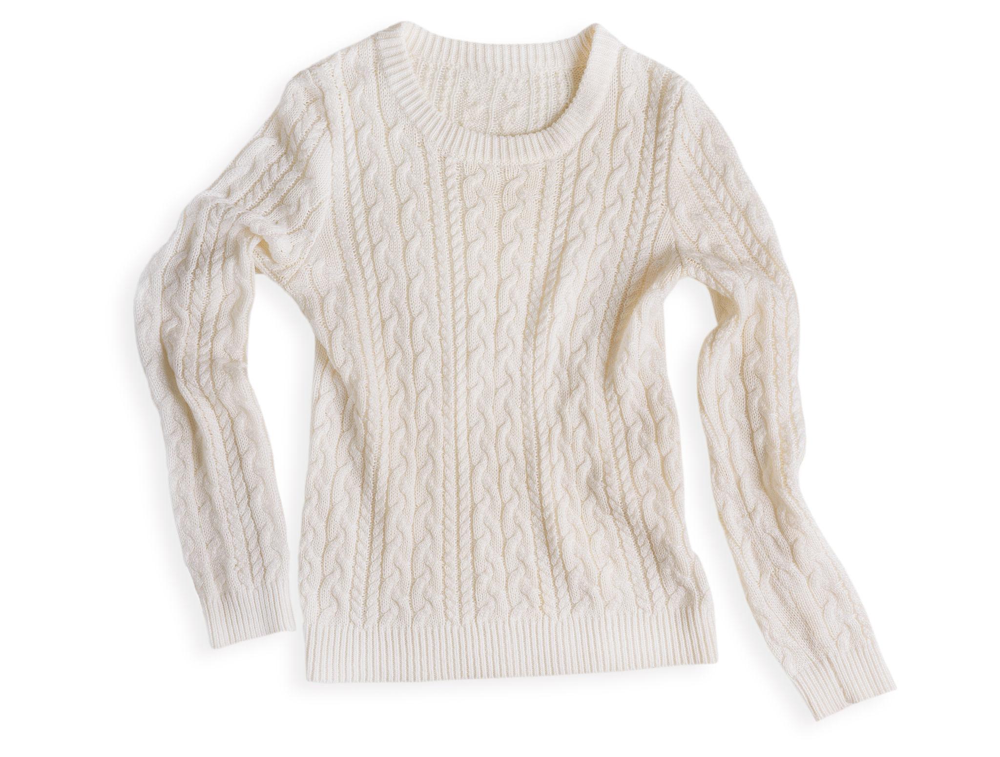 Women's cream knit sweater by Lumora Women's cream knit sweater by Lumora