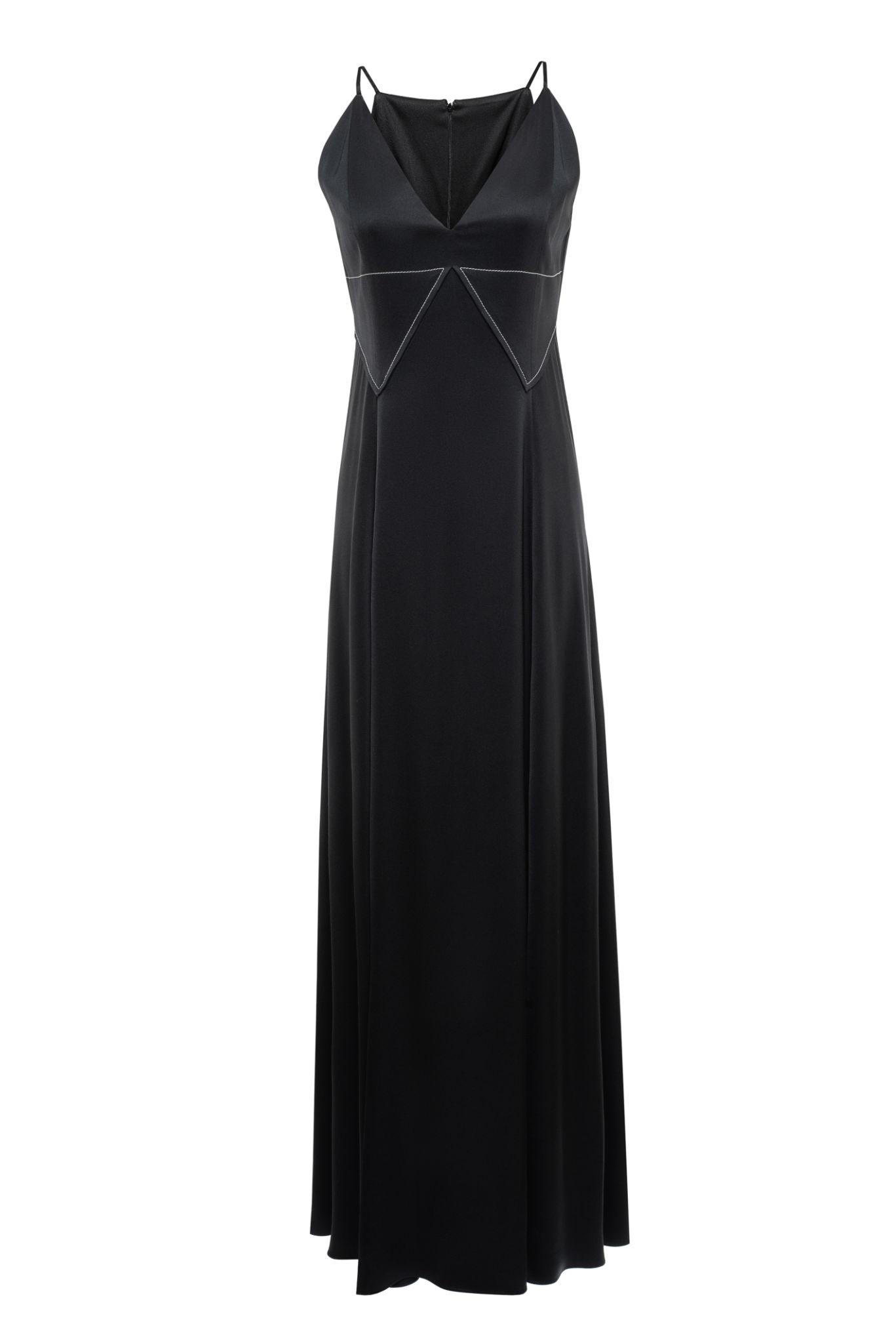 Women's elegant black evening gown by Lumora Women's elegant black evening gown by Lumora